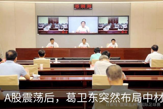 A股震荡后，葛卫东突然布局中材科技
